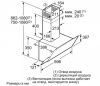 Вытяжка для настенного монтажа BOSCH DWK65AJ90R купить за 50&nbsp;985.38 ₽ в Москве с доставкой по РФ