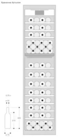 Полновстраиваемый винный шкаф Gaggenau RW414304 купить за в Москве с доставкой по РФ