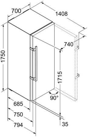 Морозильник Liebherr GN 4635 Comfort NoFrost купить за 276&nbsp;990.10 ₽ в Москве с доставкой по РФ