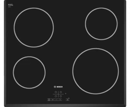 Электрическая варочная панель BOSCH PKE651B17E - купить онлайн, цена 129 999 ₽, стоимость доставки по МСК и РФ от 300 рублей, заказать сейчас! Электрическая варочная панель BOSCH PKE651B17E купить за 129 999 ₽ в Москве с доставкой по РФ