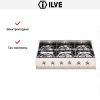 Варочная панель Ilve HP90-6D - купить онлайн, цена 129 999 ₽, стоимость доставки по МСК и РФ от 300 рублей, заказать сейчас! Варочная панель Ilve HP90-6D купить за 129 999 ₽ в Москве с доставкой по РФ