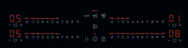 Варочная панель со встроенной вытяжкой AEG NCH74B01AB - купить за 191&nbsp;200 ₽ в Москве с доставкой по РФ