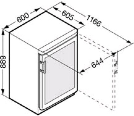Винный шкаф Liebherr WK 1802 Vinothek купить за в Москве с доставкой по РФ