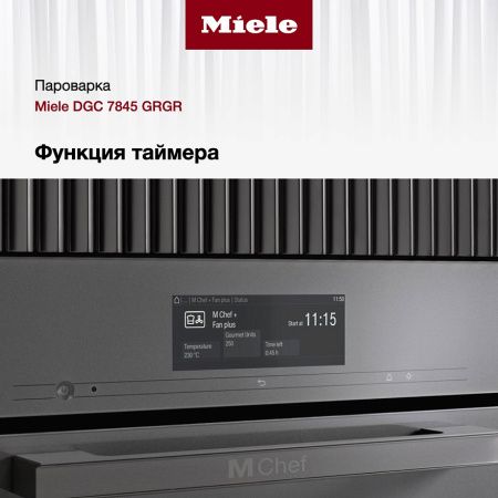 Комби-пароварка Miele DGC 7845 GRGR купить за 598&nbsp;000 ₽ в Москве с доставкой по РФ