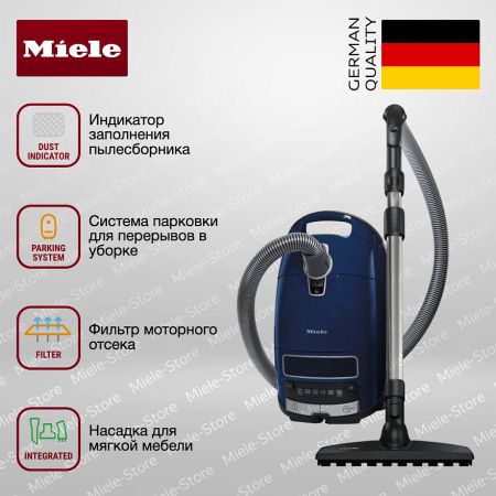 Пылесос Miele Complete C3 Parquet Marine Blue купить за 54&nbsp;000 ₽ в Москве с доставкой по РФ