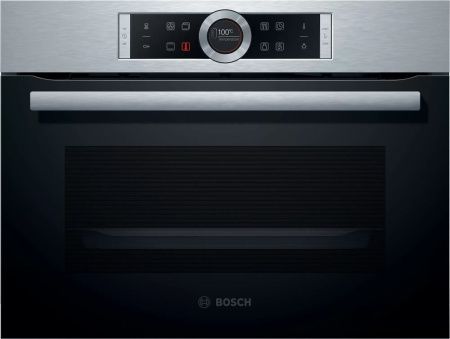 Компактный духовой шкаф Bosch CBG635BS3 - купить онлайн, цена 97 880.22 ₽, стоимость доставки по МСК и РФ от 300 рублей, заказать сейчас! Компактный духовой шкаф Bosch CBG635BS3 купить за 97 880.22 ₽ в Москве с доставкой по РФ