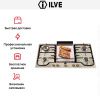 Варочная панель Ilve H90FCNV Ant/W купить за 129&nbsp;999 ₽ в Москве с доставкой по РФ
