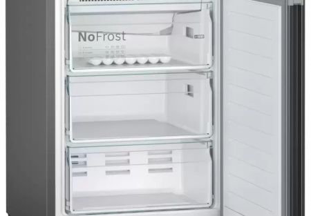 Холодильник с нижней морозильной камерой BOSCH KGN39XC28R - купить онлайн, цена 163 500.22 ₽, стоимость доставки по МСК и РФ от 300 рублей, заказать сейчас! Холодильник с нижней морозильной камерой BOSCH KGN39XC28R купить за 163 500.22 ₽ в Москве с доставкой по РФ