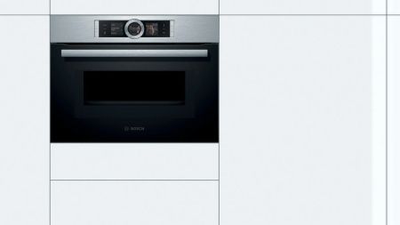 Компактный духовой шкаф Bosch CMG676BS1 купить за 176&nbsp;400.20 ₽ в Москве с доставкой по РФ