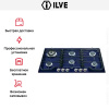 Варочная панель Ilve H906CNV Blue купить за 129&nbsp;999 ₽ в Москве с доставкой по РФ