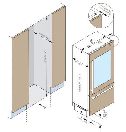 Винный шкаф Fhiaba S8991TWT3 - купить онлайн, цена 24 555 ₽, стоимость доставки по МСК и РФ от 300 рублей, заказать сейчас! Винный шкаф Fhiaba S8991TWT3 купить за 24 555 ₽ в Москве с доставкой по РФ
