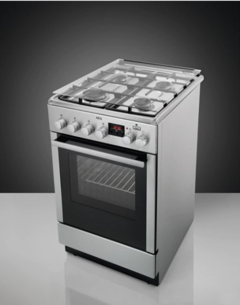 Комбинированная плита AEG CKR56400BX - купить за 34&nbsp;850 ₽ в Москве с доставкой по РФ