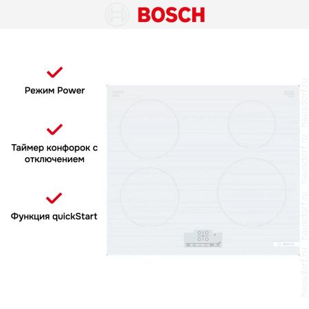 Индукционная варочная панель Bosch PUE612BB1J купить за 68&nbsp;740.42 ₽ в Москве с доставкой по РФ