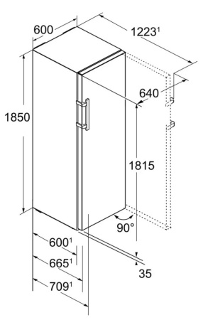 Морозильная камера Liebherr GNef 4335 - купить онлайн, цена 286 790.16 ₽, стоимость доставки по МСК и РФ от 300 рублей, заказать сейчас! Морозильная камера Liebherr GNef 4335 купить за 286 790.16 ₽ в Москве с доставкой по РФ