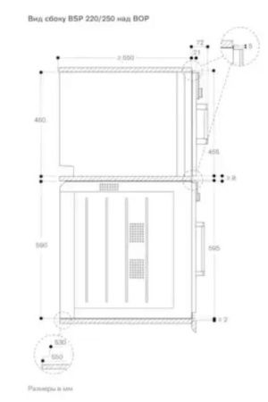 Духовой шкаф - пароварка Gaggenau BSP 250-101 купить за 299&nbsp;999 ₽ в Москве с доставкой по РФ