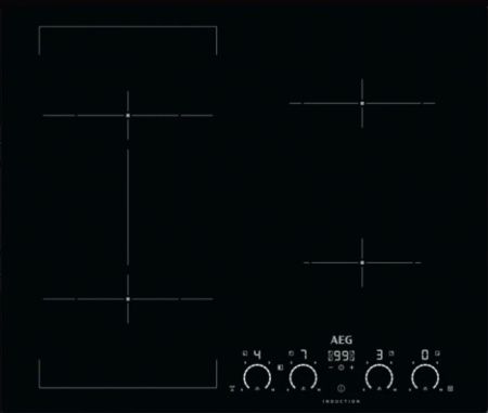 Варочная панель AEG IKK64545IB - купить онлайн, цена 143 400 ₽, стоимость доставки по МСК и РФ от 300 рублей, заказать сейчас! Варочная панель AEG IKK64545IB купить за 143 400 ₽ в Москве с доставкой по РФ