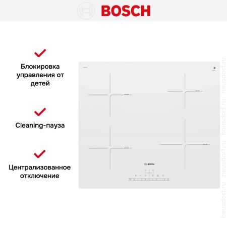 Варочная панель Bosch PUE612FF1J купить за 112&nbsp;800.40 ₽ в Москве с доставкой по РФ