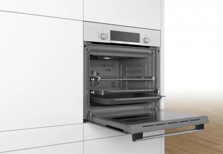 Встраиваемый духовой шкаф BOSCH HBF554YW0R купить за 299&nbsp;999 ₽ в Москве с доставкой по РФ