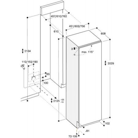 Встраиваемый морозильник Gaggenau RF 461-301 купить за 199&nbsp;999 ₽ в Москве с доставкой по РФ