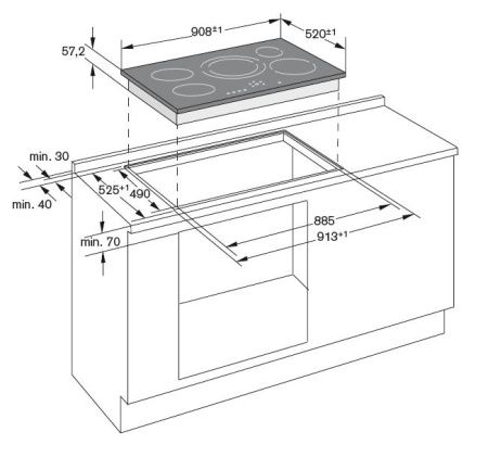 Варочная панель Gaggenau CI 492-100 купить за 129&nbsp;999 ₽ в Москве с доставкой по РФ