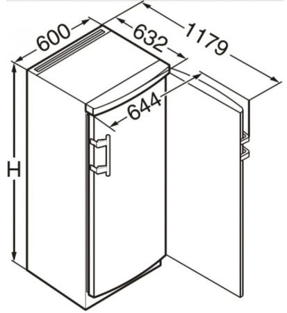 Морозильник Liebherr G 2033 Comfort SuperFrost купить за 41&nbsp;890.27 ₽ в Москве с доставкой по РФ