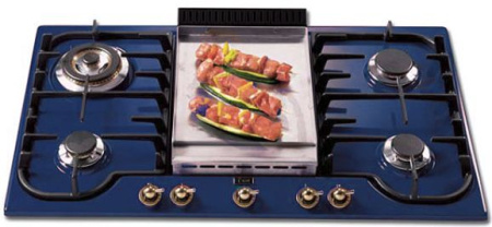 Варочная панель Ilve H90FCNV Blue - купить онлайн, цена 129 999 ₽, стоимость доставки по МСК и РФ от 300 рублей, заказать сейчас! Варочная панель Ilve H90FCNV Blue купить за 129 999 ₽ в Москве с доставкой по РФ