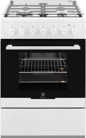 Газовая плита Electrolux EKG96118CW - купить онлайн, цена 64 100 ₽, стоимость доставки по МСК и РФ от 300 рублей, заказать сейчас! Газовая плита Electrolux EKG96118CW купить за 64 100 ₽ в Москве с доставкой по РФ