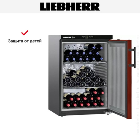 Винный климатический шкаф Liebherr WKr 1811 купить за 89&nbsp;940.10 ₽ в Москве с доставкой по РФ