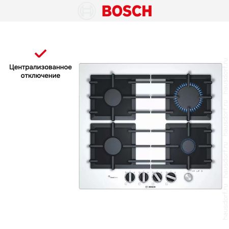Газовая варочная поверхность Bosch PPP6A2M90R купить за 63&nbsp;770.90 ₽ в Москве с доставкой по РФ