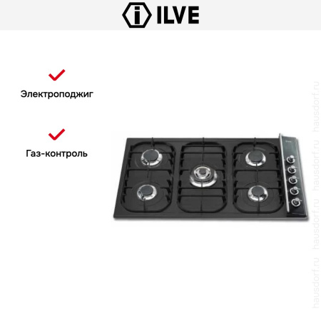Ilve H39CV графит купить за 129&nbsp;999 ₽ в Москве с доставкой по РФ