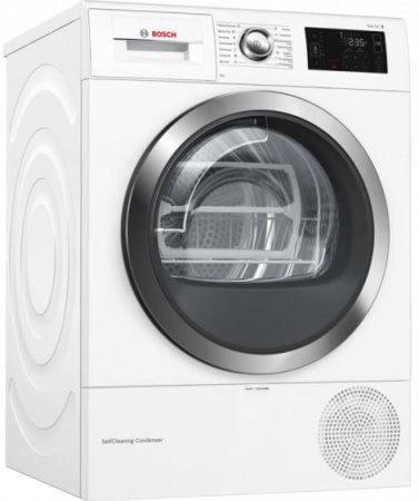 Сушильная машина с тепловым насосом BOSCH WTW876H0OE - купить онлайн, цена 226 485.49 ₽, стоимость доставки по МСК и РФ от 300 рублей, заказать сейчас! Сушильная машина с тепловым насосом BOSCH WTW876H0OE купить за 226 485.49 ₽ в Москве с доставкой по РФ
