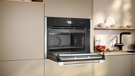 Компактный духовой шкаф с микроволнами Neff C24MS31N0 купить за 214&nbsp;900 ₽ в Москве с доставкой по РФ