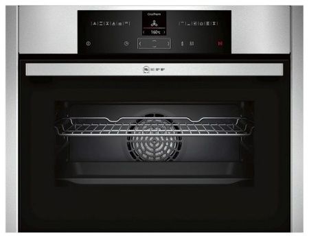 Компактный духовой шкаф Neff C15CR22N0 - купить онлайн, цена 375 200 ₽, стоимость доставки по МСК и РФ от 300 рублей, заказать сейчас! Компактный духовой шкаф Neff C15CR22N0 купить за 375 200 ₽ в Москве с доставкой по РФ