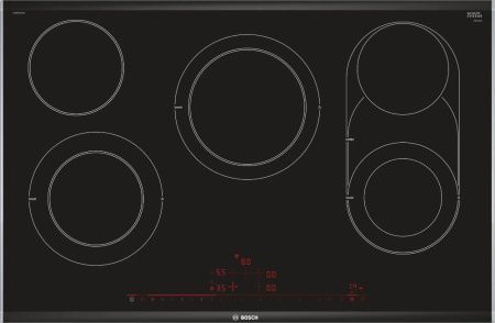 Электрическая варочная панель Bosch PKM875DP1D - купить онлайн, цена 122 500.18 ₽, стоимость доставки по МСК и РФ от 300 рублей, заказать сейчас! Электрическая варочная панель Bosch PKM875DP1D купить за 122 500.18 ₽ в Москве с доставкой по РФ