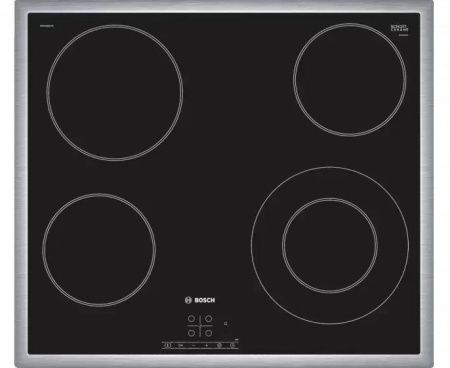 Электрическая варочная панель BOSCH PKF645B17 - купить онлайн, цена 129 999 ₽, стоимость доставки по МСК и РФ от 300 рублей, заказать сейчас! Электрическая варочная панель BOSCH PKF645B17 купить за 129 999 ₽ в Москве с доставкой по РФ