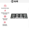 Варочная панель Ilve HP125PC купить за 129&nbsp;999 ₽ в Москве с доставкой по РФ