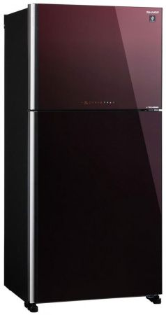 Двухкамерный холодильник Sharp SJXG60PGRD - купить онлайн, цена 219 990.14 ₽, стоимость доставки по МСК и РФ от 300 рублей, заказать сейчас! Двухкамерный холодильник Sharp SJXG60PGRD купить за 219 990.14 ₽ в Москве с доставкой по РФ