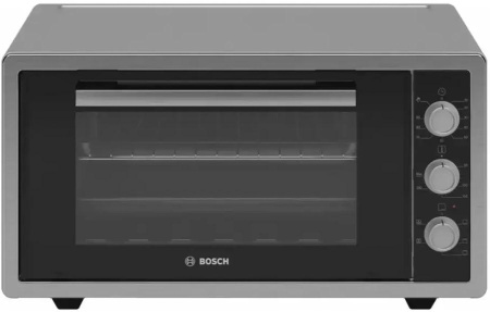 Мини-печь Bosch HTB 12E458 - купить онлайн, цена 21 990.20 ₽, стоимость доставки по МСК и РФ от 300 рублей, заказать сейчас! Мини-печь Bosch HTB 12E458 купить за 21 990.20 ₽ в Москве с доставкой по РФ