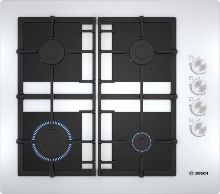 Газовая варочная панель Bosch POP6C2O92R - купить онлайн, цена 56 000.10 ₽, стоимость доставки по МСК и РФ от 300 рублей, заказать сейчас! Газовая варочная панель Bosch POP6C2O92R купить за 56 000.10 ₽ в Москве с доставкой по РФ