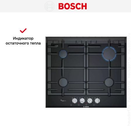 Газовая варочная панель Bosch PRP6A6D70R купить за 79&nbsp;240.16 ₽ в Москве с доставкой по РФ