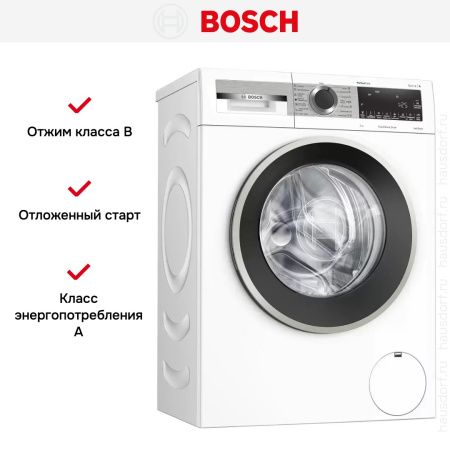 Узкая стиральная машина BOSCH WHA222XEOE купить за 142&nbsp;500.24 ₽ в Москве с доставкой по РФ