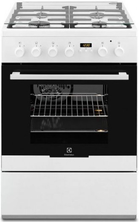 Комбинированная плита Electrolux EKK96458CW - купить онлайн, цена 64 100 ₽, стоимость доставки по МСК и РФ от 300 рублей, заказать сейчас! Комбинированная плита Electrolux EKK96458CW купить за 64 100 ₽ в Москве с доставкой по РФ