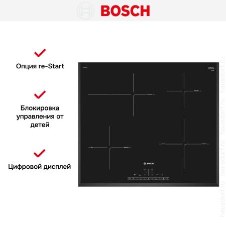 Индукционная варочная панель Bosch PIF651FC1E купить за 118&nbsp;800.17 ₽ в Москве с доставкой по РФ