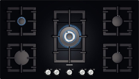 Газовая варочная панель Siemens EP 916QB91E - купить онлайн, цена 34 770 ₽, стоимость доставки по МСК и РФ от 300 рублей, заказать сейчас! Газовая варочная панель Siemens EP 916QB91E купить за 34 770 ₽ в Москве с доставкой по РФ
