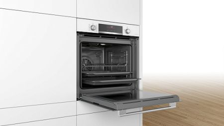 Встраиваемый духовой шкаф BOSCH HBG516BW0R - купить онлайн, цена 299 999 ₽, стоимость доставки по МСК и РФ от 300 рублей, заказать сейчас! Встраиваемый духовой шкаф BOSCH HBG516BW0R купить за 299 999 ₽ в Москве с доставкой по РФ