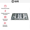 Варочная панель Ilve H906CV/ X купить за 129&nbsp;999 ₽ в Москве с доставкой по РФ