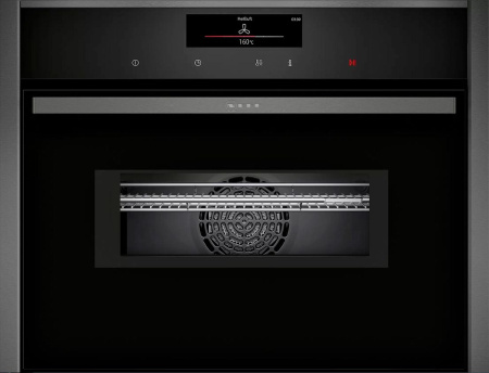 Компактный духовой шкаф Neff C28MT27G0 - купить онлайн, цена 257 400 ₽, стоимость доставки по МСК и РФ от 300 рублей, заказать сейчас! Компактный духовой шкаф Neff C28MT27G0 купить за 257 400 ₽ в Москве с доставкой по РФ
