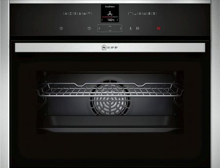 Компактный духовой шкаф Neff C17CR22N1 - купить онлайн, цена 375 300 ₽, стоимость доставки по МСК и РФ от 300 рублей, заказать сейчас! Компактный духовой шкаф Neff C17CR22N1 купить за 375 300 ₽ в Москве с доставкой по РФ