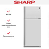 Двухкамерный холодильник Sharp SJ-XE 59 PMWH купить за 174&nbsp;990.35 ₽ в Москве с доставкой по РФ