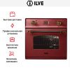 Духовой шкаф Ilve 600-CMP Burgundy купить за 299&nbsp;999 ₽ в Москве с доставкой по РФ